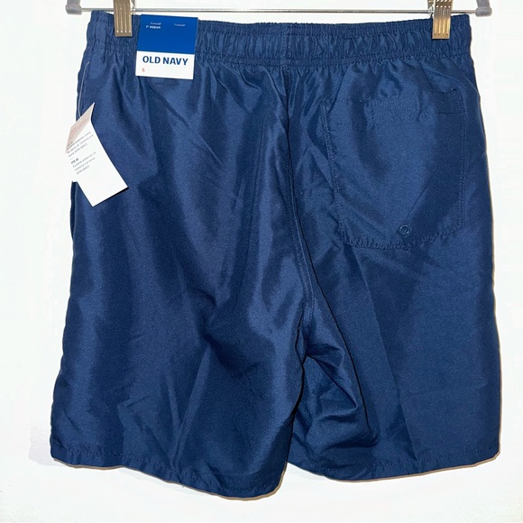 Old Navy Navy Blue & White Swim Trunks size small ๐ - Picture 7 of 14